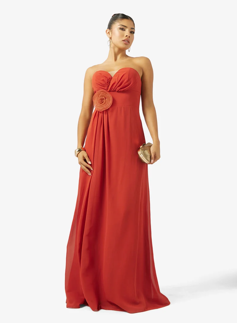 Ella Limited Edition  Bandeau Sweetheart Neck Dress for Women | Best Price UAE